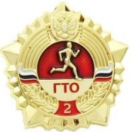 Знак ГТО II G